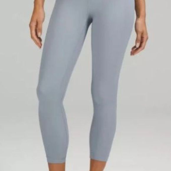 NWT lululemon Wunder Train HR Tight 28" Chambray Blue - Picture 3 of 5